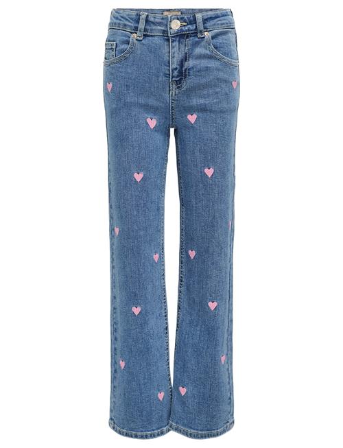 Kogjuicy Wide Leg Heart Emb Jeans Noos Kids Only Blue