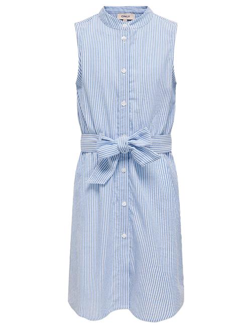 Kogsmilla S/L Belt Dress Wvn Kids Only Blue
