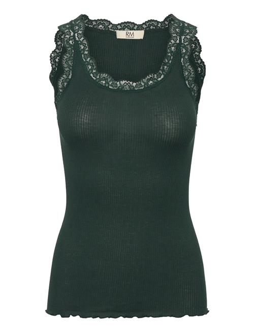 Rmwbalta Modal Sl U-Neck Top RM By Rosemunde Green