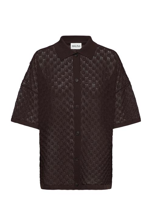 Moa Knitted Shirt Malina Grey