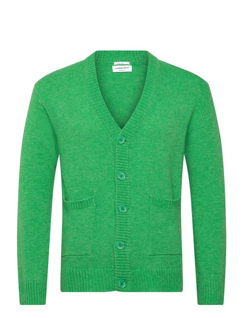 Lambswool Button Cardigan Lindbergh Green