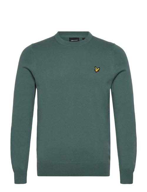 Cotton Merino Crew Neck Jumper Lyle & Scott Green
