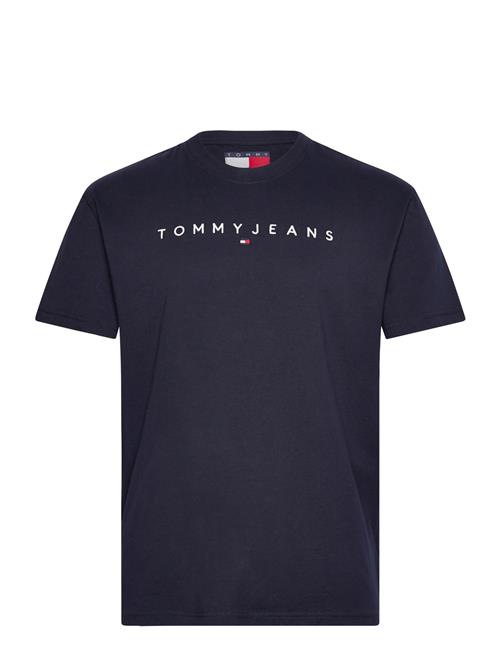 Tjm Reg Linear Logo Tee Ext Tommy Jeans Navy
