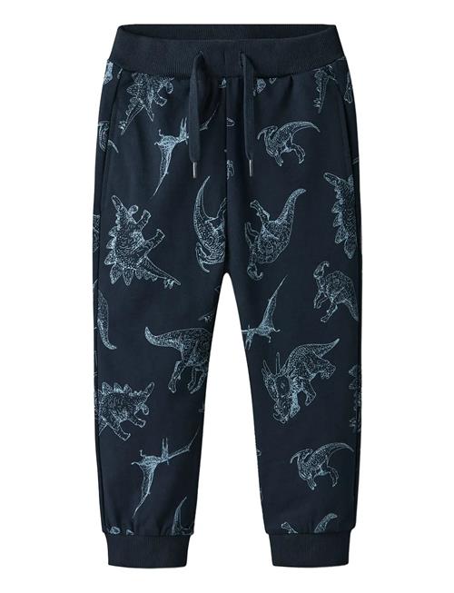 Nmmvaron Aop Swt Pant Unb Noos Name It Blue