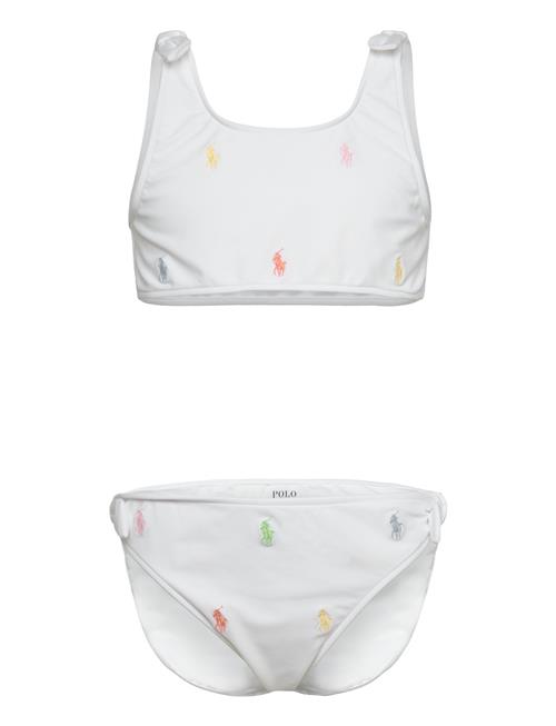 Polo Pony Two-Piece Swimsuit Ralph Lauren Kids White