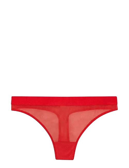 Mesh Thong Organic Basics Red