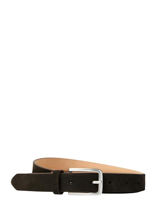 Slhsander Suede Belt Selected Brown
