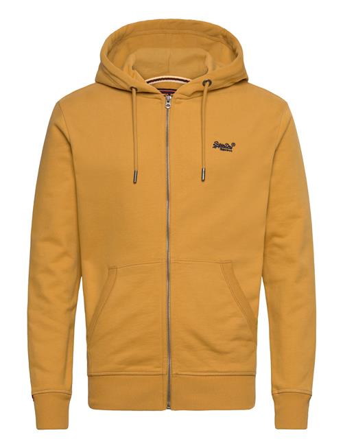Essential Logo Zip Hoodie Hb Superdry Yellow