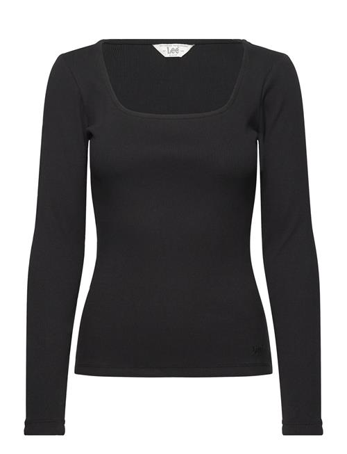 Ls Square Neck Lee Jeans Black