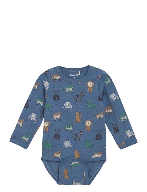 Body Ls Aop Minymo Blue