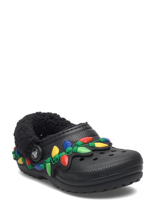 Clsc Lined Holiday Lights Cgk Crocs Black