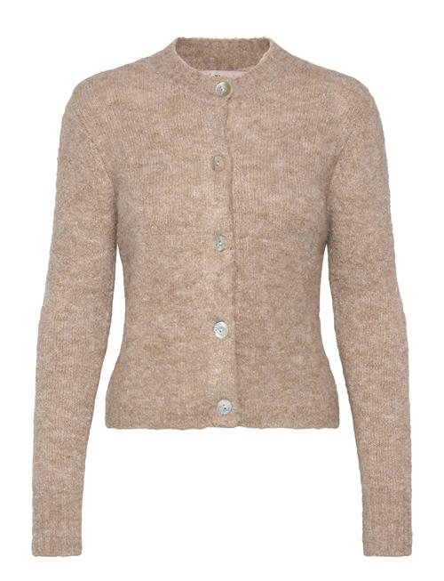 Audrey New Knit Cardigan A-View Beige