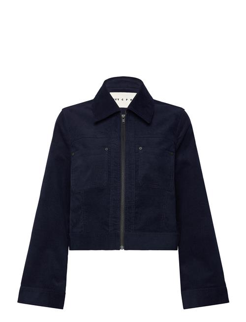 Ivy-Ann Charlotte Cord Zip Jacket IVY Copenhagen Navy