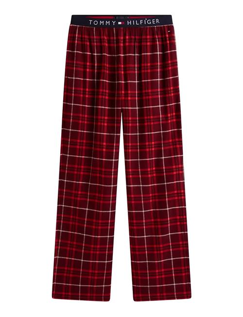 Flannel Pj Pant Waistband Tommy Hilfiger Red