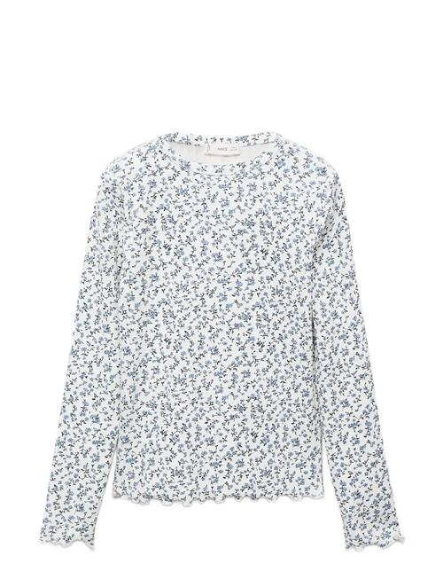 Floral-Print T-Shirt Mango Cream