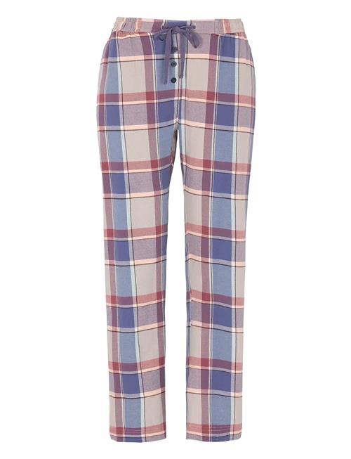 Flannel Pyjamas Trousers Damella Of Sweden Blue