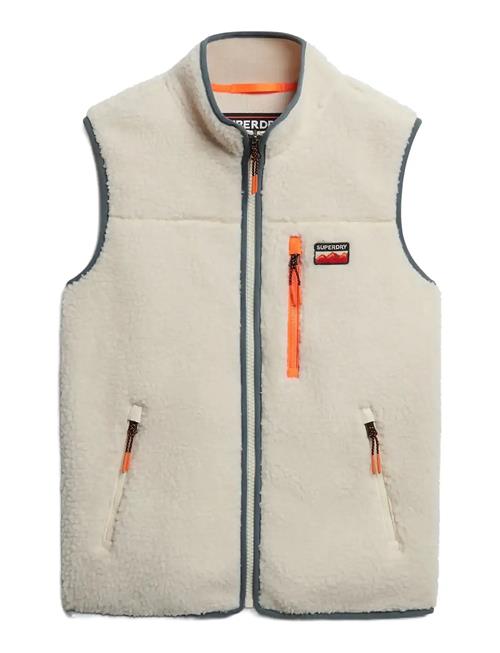 Outdoor Fleece Gilet Superdry Sport Cream