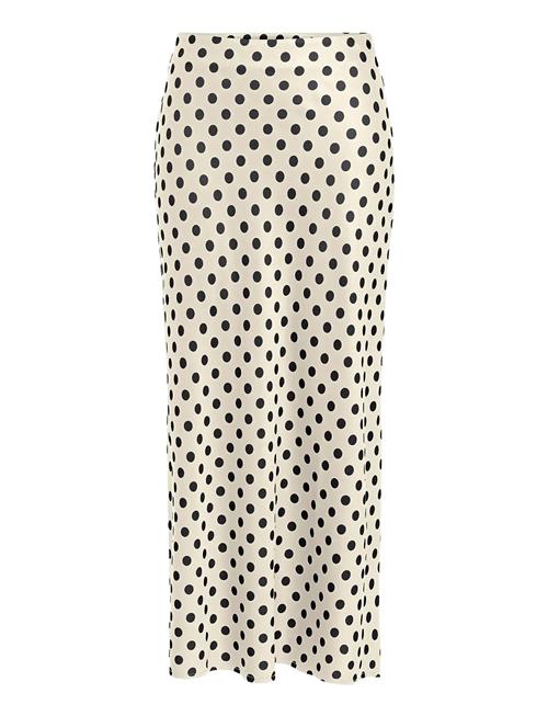 Onllydia Long Satin Skirt Wvn ONLY Cream