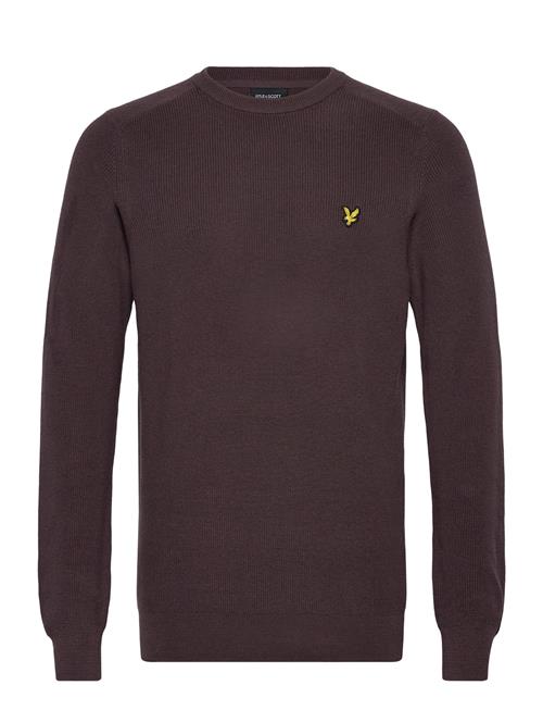 Engineered Rib Crew Neck Lyle & Scott Brown