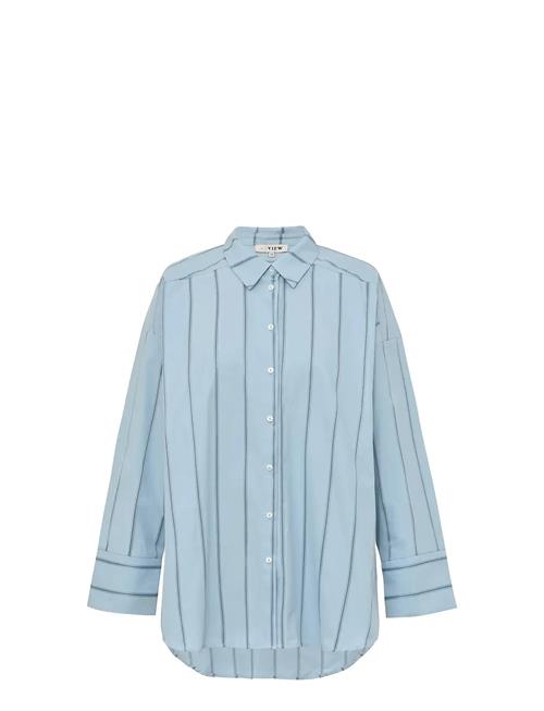 Magnolia Stripe Shirt A-View Blue