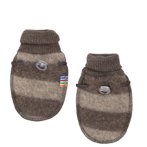 Joha Bløde Uldvanter Med Dobbelt Lag Brown  Brown-60 cm  Brun  60 cm  mand