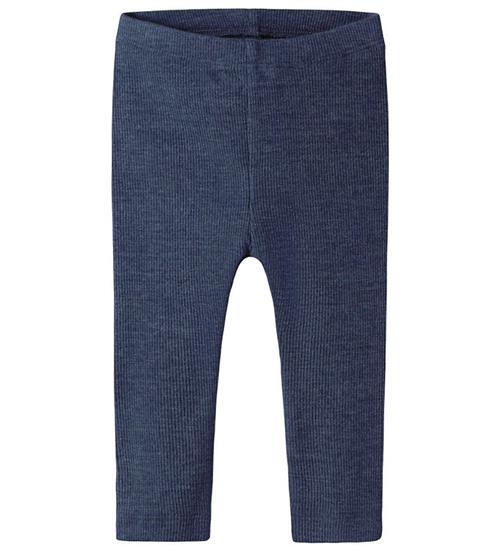 Name It Leggings - Rib - NbnKab - Vintage Indigo/Melange