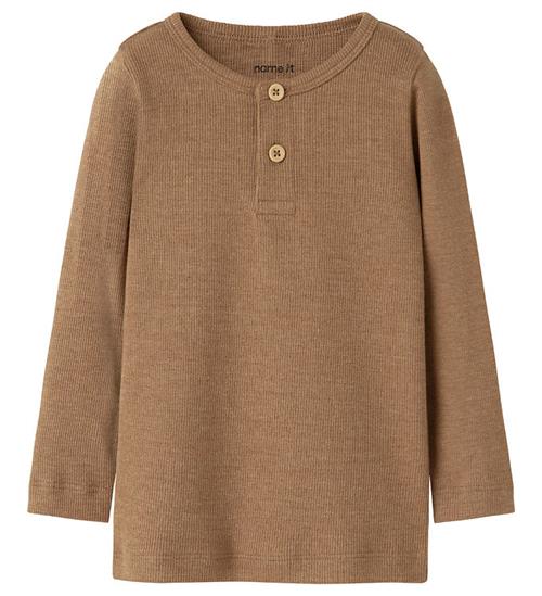 Name It Bluser - Rib - NbmKab - Toasted Coconut/Melange