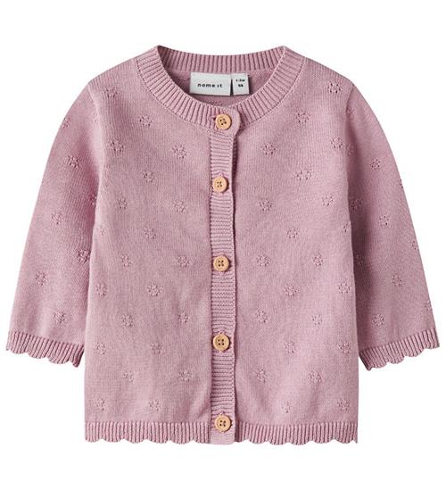 Name It Cardigan - Strik - NmfSully - Keepsake Lilac
