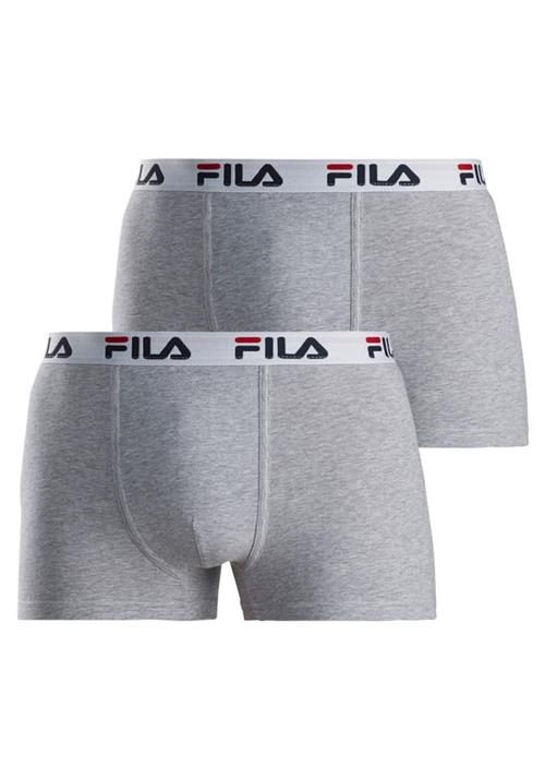 FILA Boksershorts  grå-meleret / rød / sort / hvid