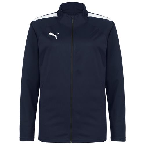 PUMA Sportsjakke 'Team Liga'  mørkeblå / hvid