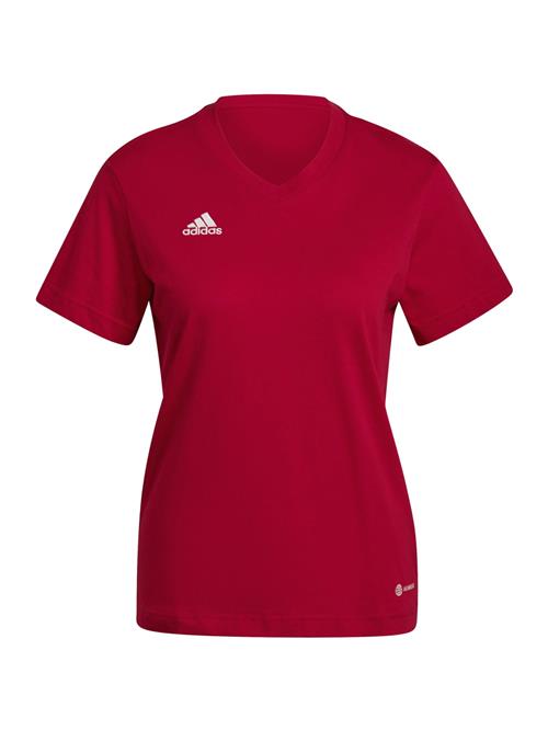 ADIDAS PERFORMANCE Funktionsbluse 'Entrada 22'  rød / hvid
