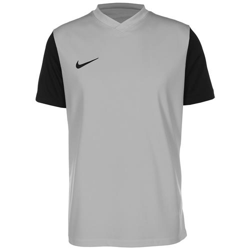NIKE Fodboldtrøje 'Tiempo Premier II'  lysegrå / sort