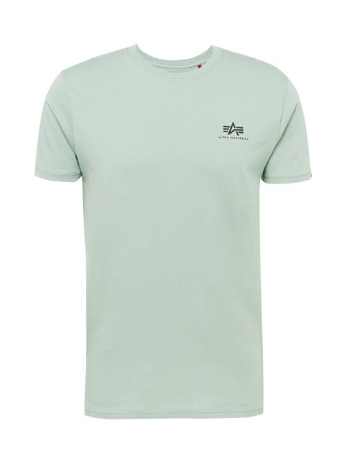 ALPHA INDUSTRIES Bluser & t-shirts  pastelgrøn / mørkegrøn
