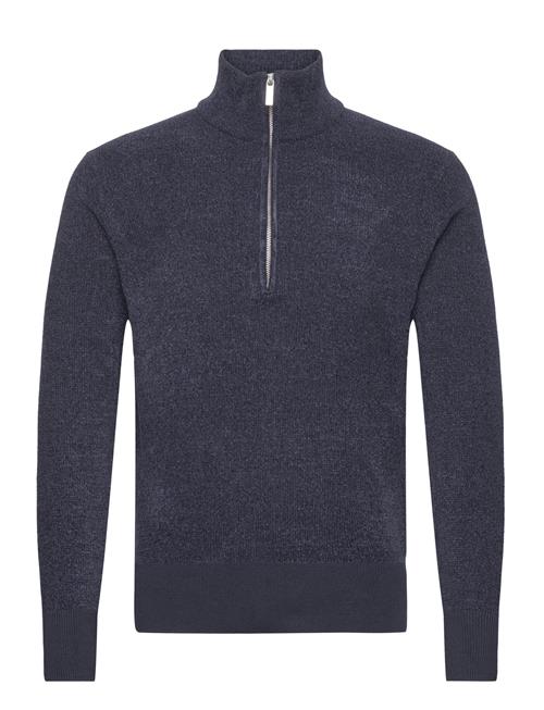 Slhrodney Ls High Neck Half Zip W Selected Navy