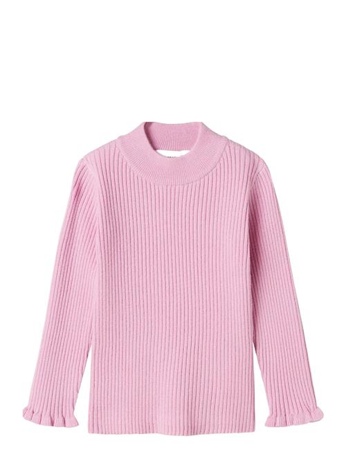 Nmfvianna Ls Slim Knit Name It Pink