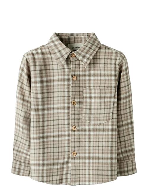 Nmmrebel Ls Shirt Lil Lil'Atelier Beige