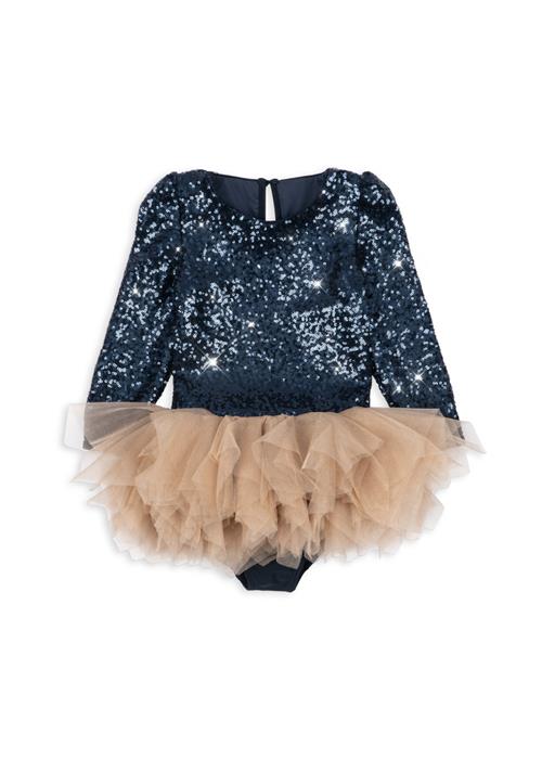 Konges Sløjd Ballerina Glitter Dress Dark Navy Dark Navy 5-6 Y      kvinde