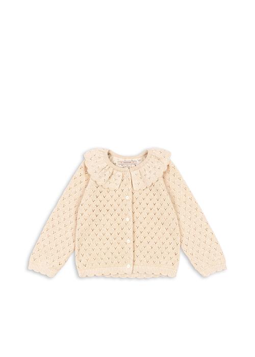 Konges Sløjd Holiday Knit Cardigan Buttercream Buttercream 7-8 Y      kvinde