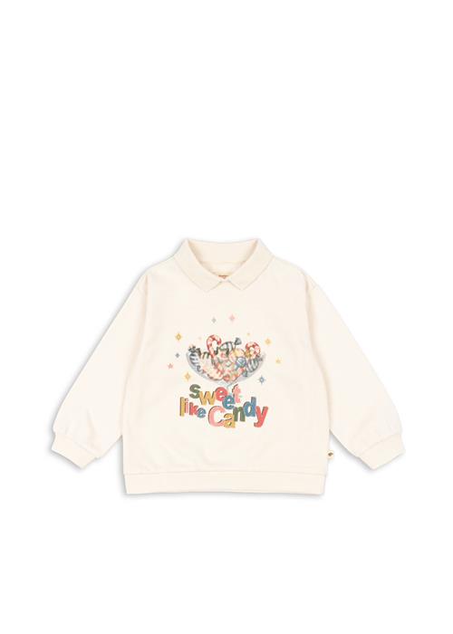 Konges Sløjd Spotty Polo Med Lange Ærmer Antique White  Antique White 4 Y  Hvid  4 år  mand