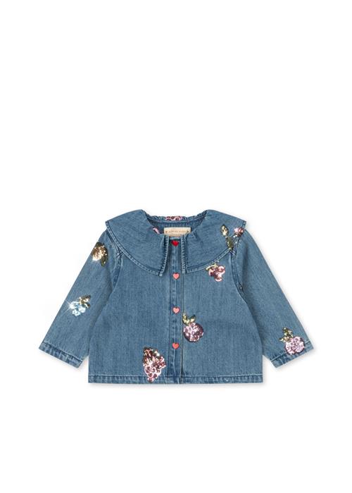 Konges Sløjd Magot Sequin Denim Shirt Gots Vitamins Vitamins 18 months      kvinde