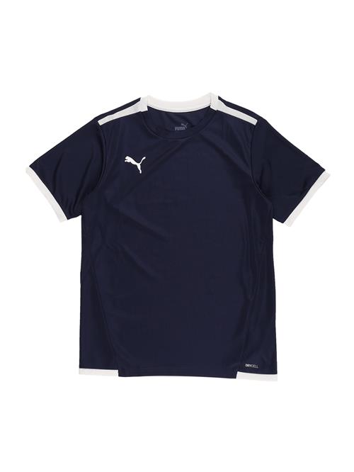 PUMA Funktionsskjorte 'TeamLiga'  navy / hvid