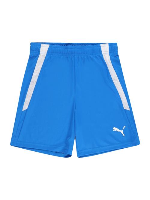 PUMA Sportsbukser 'TeamLiga'  azur / lysegrå / hvid
