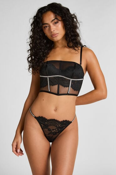 Hunkemöller Odette bustier Sort