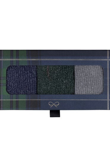 Hunkemöller 3 par Strømper Giftpack Blå