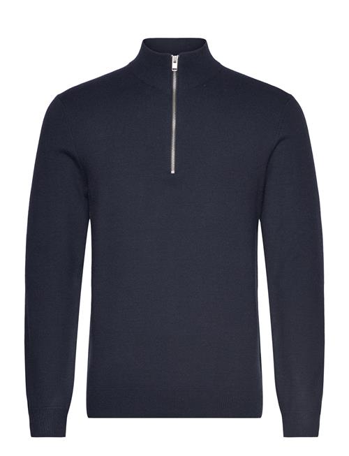 Ecovero Half Zip Knit Lindbergh Navy