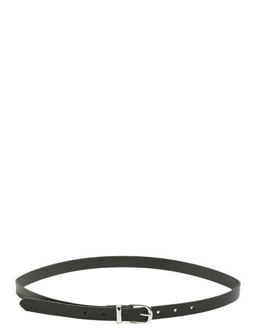 Pcmyra Slim Belt Noos Wb Pu Pieces Black