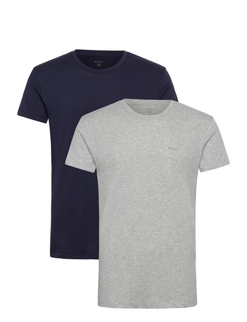 C-Neck T-Shirt 2-Pack GANT Patterned