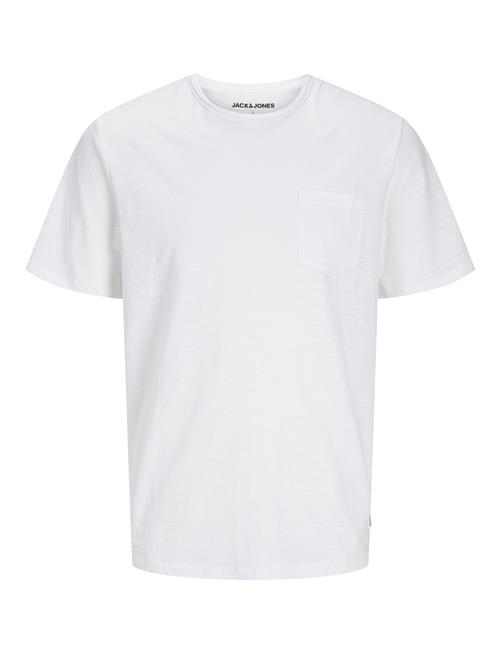 Jack & Jones Jjjake Tampa Pocket Tee Ss Crew Neck Jack & J S White