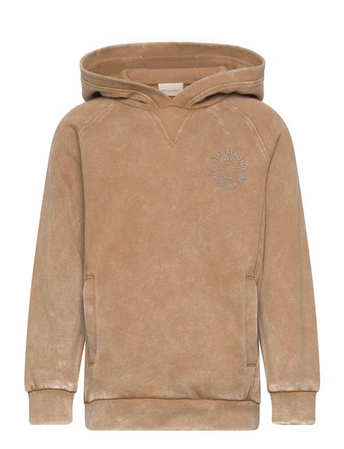 Sweatshirt Ls St Washed Minymo Beige