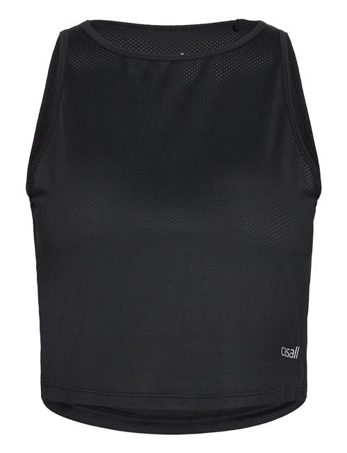 Laser Mesh Crop Top Casall Black